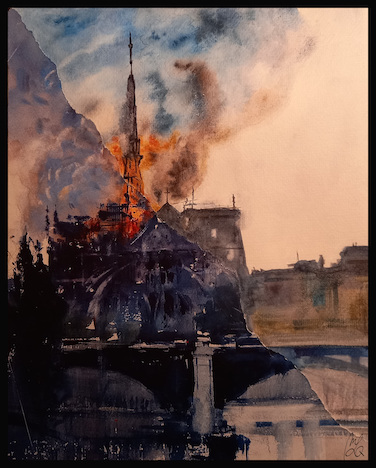 L'incendie à Notre-Dame – Déchirure 2